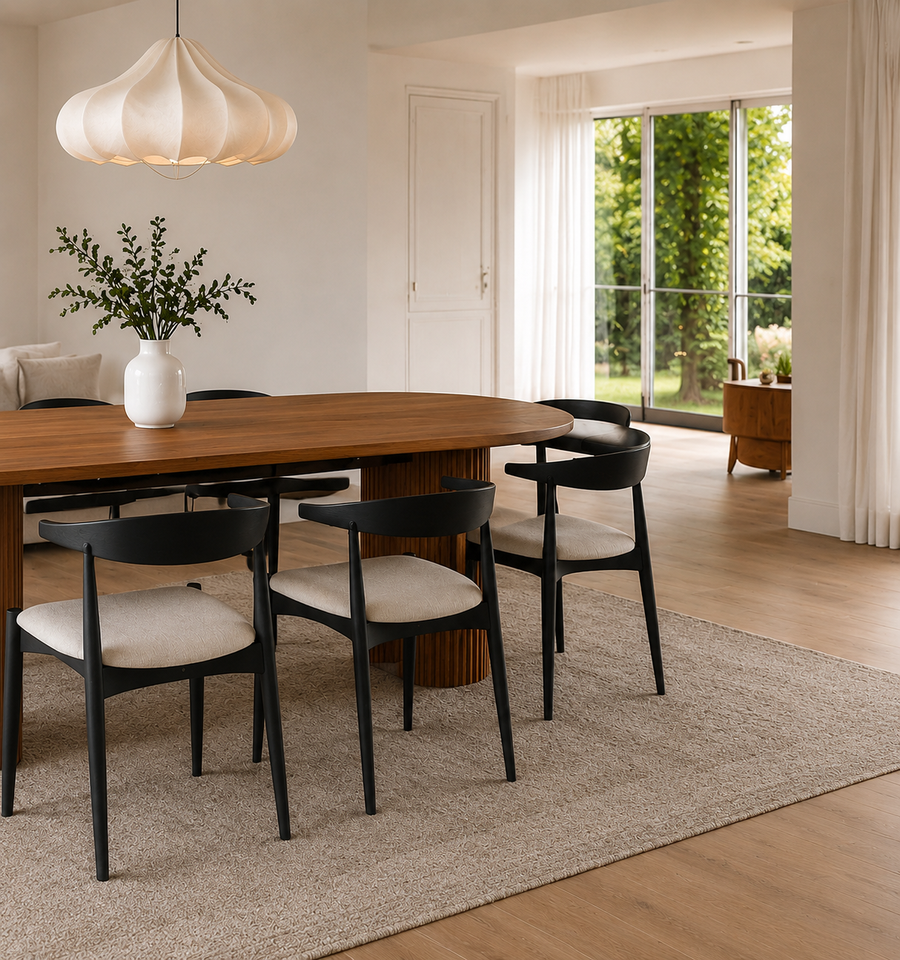 Comment aménager son salon avec une table cannelée
